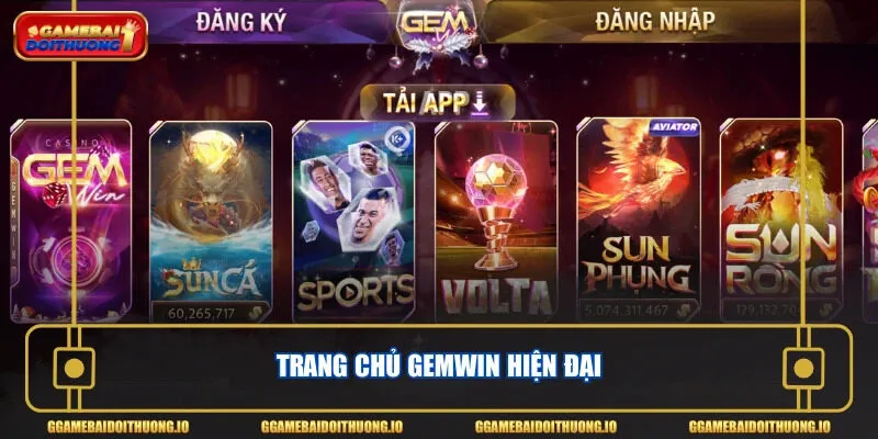 Trang chủ Gem Win hiện đại